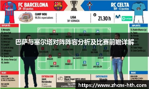 巴萨与塞尔塔对阵阵容分析及比赛前瞻详解